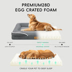 Homemate Dog Bed Large Sized Dog: 42x30 inch Orthopedic Large Dogs Bed XL - Image 4