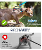 Halypet Cat Harness and Leash Set, 3-in-1 Adjustable & Lightweight, Escape-Proof - Image 4