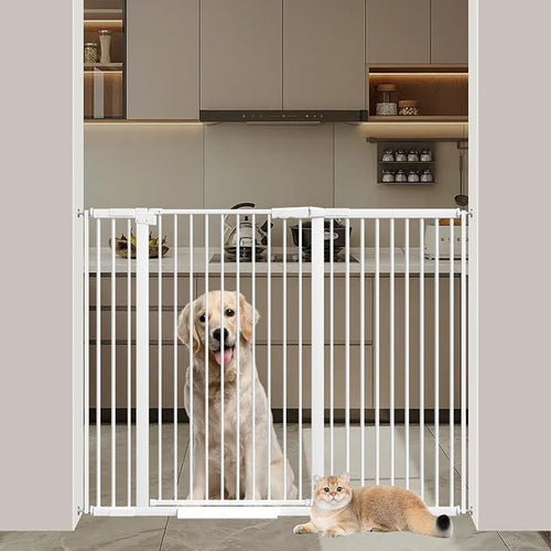40.55" Tall, 45.86-53.74 Inch Wide, 1.37" Ultra Narrow Spacing Dog Pet Baby by AiWMGL
