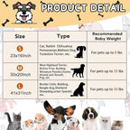 Rezutan 1 Pack 3 Dog Blankets for Small Pet Cat Super Soft Fluffy Premium Throw - Image 4