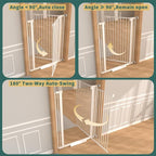 40.55" Tall, 69.48-77.36 Inch Wide, 1.37" Ultra Narrow Spacing Dog Pet Baby - Image 9