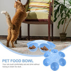 Puppy Litter Bowl Cat Bowls Dog Food Water Bowls Flower Shaped 6 Bowls Pet - Image 3