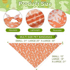 Easter Dog Bandanas Small 2PCS, 4 Pattern Colorful Scarf - Image 3