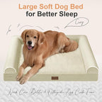 Large Dog Bed Orthopedic Washable: Beds Bolster XL Bed Medium Large Dogs Egg - Image 2