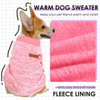 3 Pack Dog Sweaters for Small Dogs Girl Boy Winter Fleece Clothes Warm Soft Dog - Image 2