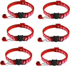6 Pack Breakaway Cat Collar by Unknown