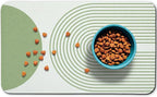 Dog Food Mats for Floors Waterproof, Cat Water Bowl Mats Pet Feeding Absorbent by Zoeeya