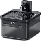 DownyPaws Cat Water Fountain Cordless, 84oz/2.5L Fursink Wireless Pet Water by DownyPaws