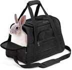 kathson Rabbit Travel Carrier Bag Airline Approved Pet Pocket Breathable Mesh by kathson