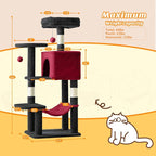 Cat Tree Tower 44 Inch, Small Cat Tower - Image 2