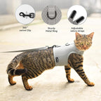 Kitty Harness and Leash for Walking Escape Proof Breathable Mesh Fabric - Image 3