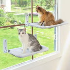 2PC Cat Window Perch Cordless Foldable Cat Hammock Bed by Zoratoo