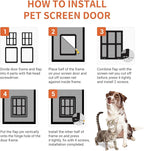 PETLESO Large Dog Door for Screen Door - Image 6