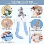 Cat&Dog Grooming Kit-6PCS for Cat Flea Comb, Dog Brush For Shedding, Pet Nail - Image 3