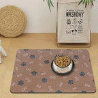Pet Cat Dog Food Mat Non Slip Mat by EP+Jeans