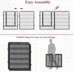 Dog Playpen Dog Fence Outdoor for Yard, 32inch 48 Panels Dog Pens Outside - Image 6