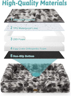 Orthopedic Dog Bed for Extra Large Dog, Soft and Warm Faux Fur Sofa for Giant - Image 8