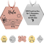 PawFurEver Custom Engraved Pet ID Tag – Personalized Dog Name Tag by PawFurEver