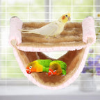 BWOGUE Winter Warm Bird Nest Bed Hanging Hammock Snuggle Hut Parrot House Tent - Image 7