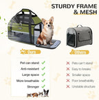 Lekereise Top-Expandable Pet Carrier 17x11x9.5 Inch Alaska Hawaiian Airline - Image 8