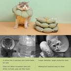 Cat Cone Collar, Cute Waterproof Cat Recovery Collar, Anti-Bite Lick Wound - Image 6
