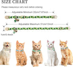 Unique style paws 2 Pack St. Patrick's Day Kitten Collar Breakaway - Image 3