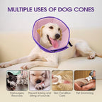 Dog Cone for Large Dogs After Surgery, Adjustable Soft Recovery Cone Collar for - Image 5