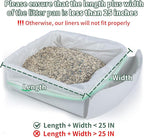 ANWA 40 Count Cat Litter Box Liners - Image 2