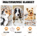 Rezutan Dog Blanket for Large Dogs, Upgraded 3 Pack Dog Cat Flannel Blankets - Image 8
