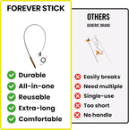 Forever Stick - The Unbreakable Cat Wand Toy, Extra Long Durable Cat String Toy - Image 5