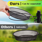 Deck Bird Feeders with Metal Mesh Tray and 2 Water Bowls - Image 2
