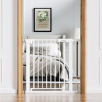 BABELIO Baby Gate for Doorways and Stairs, 31-36" Pet Gate by BABELIO