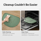 DownyPaws Cat Food Mats for Floors Waterproof, BPA Free Silicone Pet Feeding Mat - Image 9