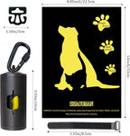 Metal Dog Poop Bag Holder 2-Pack w/Leash Clip|Durable Scratch-Resistant - Image 4