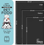 Dog Food Mat - 24x15” Large Silicone Pet Food Mat, Raised Edges - Image 2