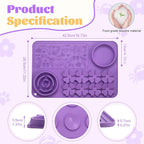 Silicone Lick Mat for Dogs & Cats – Slow Feeder Dog Bowl, Non-Slip Licking Mat - Image 2