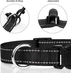 TagME Reflective Nylon Dog Collars, Adjustable Classic Pet Collar - Image 3