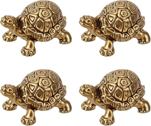 4pcs Mini Turtle Shape Copper Bath Disk Ornaments Decorations, Copper Bird Bath by Unknown
