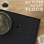 Dog Food Mat - 24x15” Large Silicone Pet Food Mat, Raised Edges - Image 5