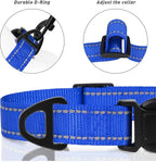 TagME Reflective Nylon Dog Collars, Adjustable Classic Pet Collar - Image 4