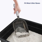 WePet Cat Litter Scoop, Non-Stick Plated Aluminum Alloy Sifter, Kitty Durable - Image 6