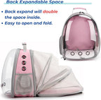 Lollimeow Cat Carrier Backpack, Expandable Bubble Pet Carrier - Image 4