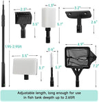 hygger 6-in-1 Aquarium Cleaning Tools, 6 Clean Heads - Image 5