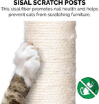 Furhaven 22.5" Tall Cat Tree for Indoor Cats, Ft. Sisal Scratching Post - Image 5
