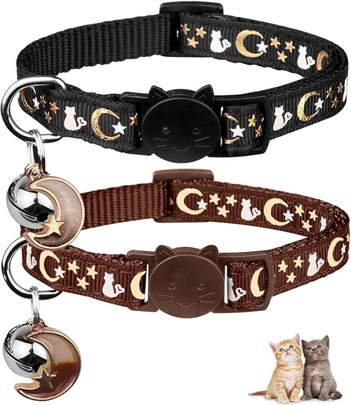 2PCS Breakaway Cat Collars by Baeuppit