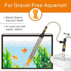 hygger Bucket-Free Aquarium Water Change Kit Fish Tank Siphon Gravel Vacuum - Image 3