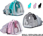 Dual Expandable Cat Backpack Carrier, Fit up to 20 lbs, Expandable Pet Carrier - Image 4