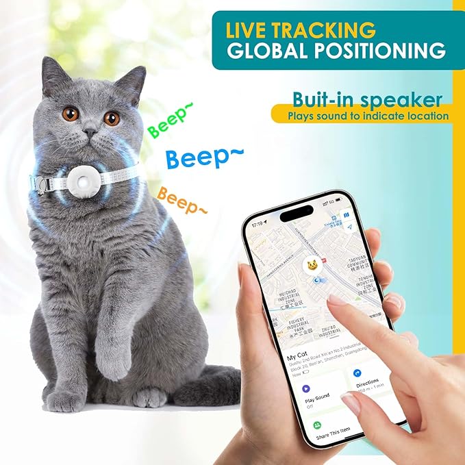 GPS Tracker for Cats, Cat Tracker, Compatible - Image 3
