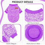 1 Pc Dog Sweaters for Small Dogs Girl Boy Winter Fleece Clothes Warm Soft Dog - Image 3
