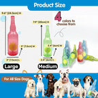 Cute Tough Dog Toy Rubber Bottle Squeaky Dogs Chew Toy Long Lasting Interactive - Image 3